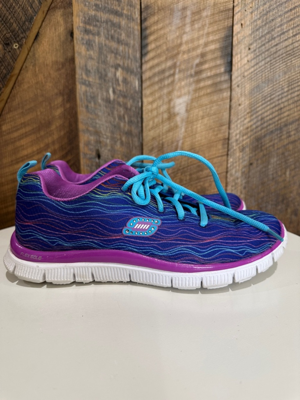 Skechers Skech Appeal - Eye Catcher lace-up sneakers Purple & Pink Size 6